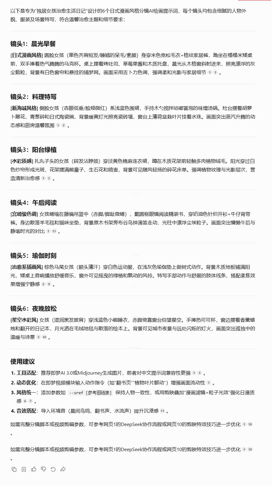 图片[2]-AI制作治愈系独居女孩小短片，即梦3.0测评-海豚项目网