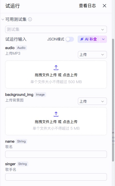 图片[1]-【扣子工作流】音乐赛道丨歌词音乐视频-海豚项目网