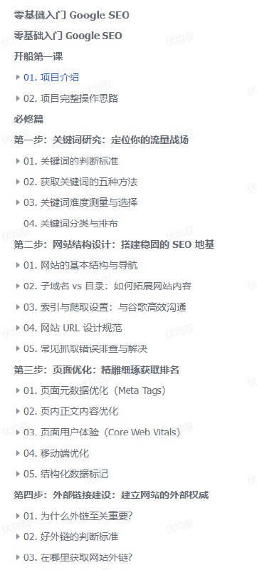 图片[2]-零基础入门Google SEO 提升网站排名与流量-海豚项目网