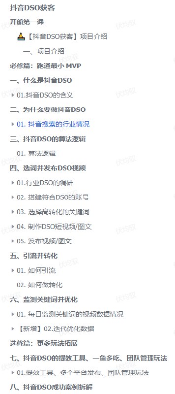 图片[2]-抖音DSO获客 玩转抖音搜索流量 实现业绩增长-海豚项目网