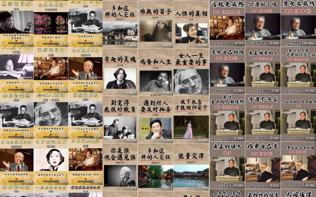 图片[3]-视频号书单项目实操复盘：如何靠名人语录图文视频矩阵，用短视频+直播卖书赚到几十万佣金-海豚项目网